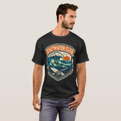 釣りは人生 Tシャツ (正面フル)
