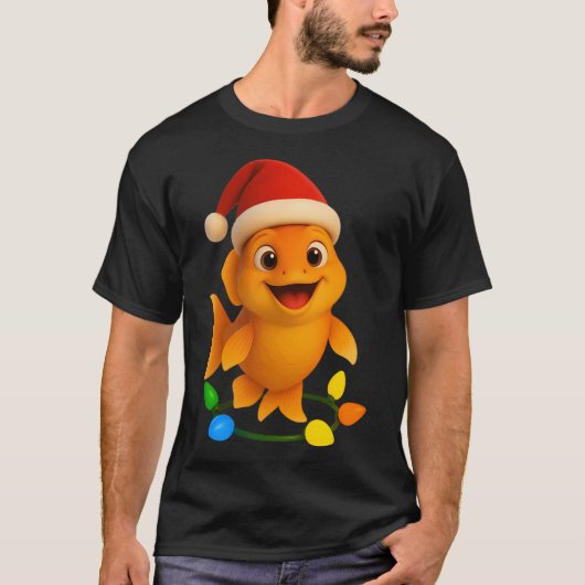 釣りは本のようなもの 小さいものでも楽しいです Tシャツ (正面)