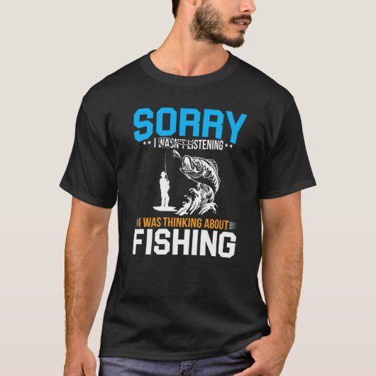 釣りは私の問題のほとんどを解決してくれる - 笑える釣り好き Tシャツ (正面)
