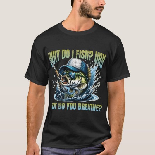 釣りは私の問題のほとんどを解決する 狩猟は Tシャツ (正面)