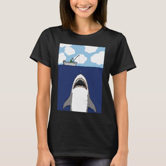 釣りは私の娯楽プラン Tシャツ (正面)