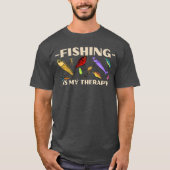 釣りは私の癒し Tシャツ (正面)