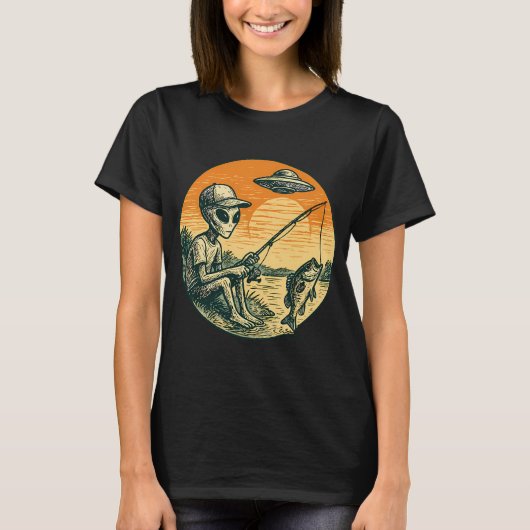 釣りは私の癒し Tシャツ (正面)
