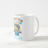 釣りは起こる。ウィスキーは助ける! コーヒーマグカップ (正面右)