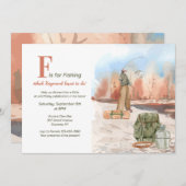 釣りへの招待状 招待状 (正面/裏面)