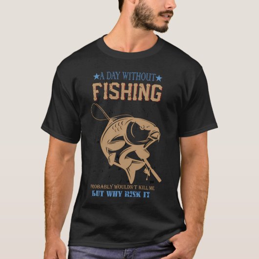 釣りをしない日 Tシャツ (正面)