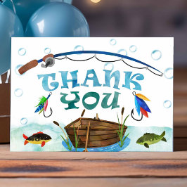 釣りをしに行ってるよ。お魚さんお誕生日ありがとう カード