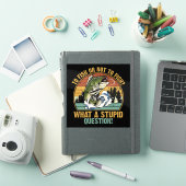 釣りをするかしないか シール (iPadカバー)