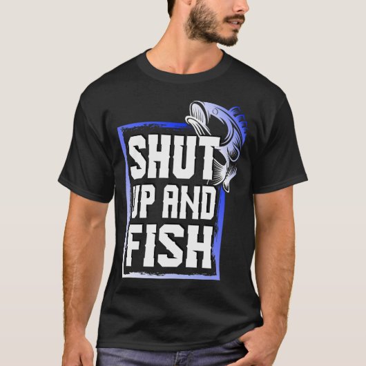 釣りをする漁師のための完璧な服装。素敵なギ Tシャツ (正面)