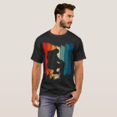 釣りをする猫 Tシャツ (正面フル)