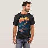 釣りをする男 Tシャツ (正面フル)