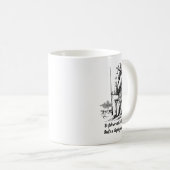 釣りをする コーヒーマグカップ (正面右)