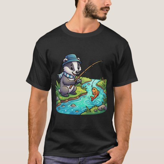 釣りを続ける Tシャツ (正面)