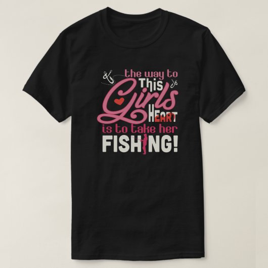 釣りを連れて行って Tシャツ (デザイン正面)