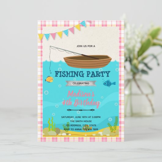 釣りガール招待 招待状 (スタンド正面)