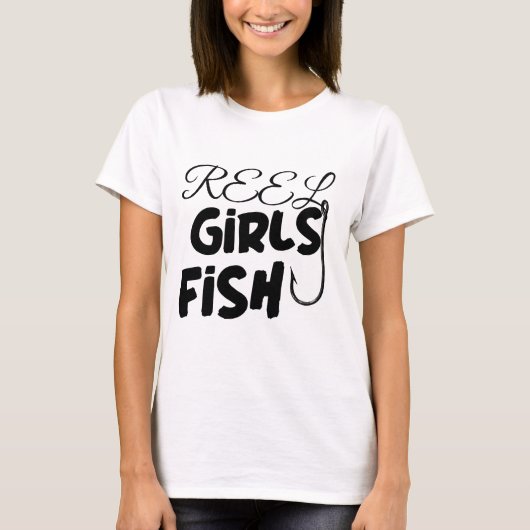 釣りガール Tシャツ (正面)