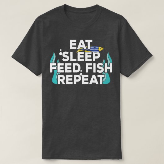 釣りキーパーアクアリウム Tシャツ (デザイン正面)