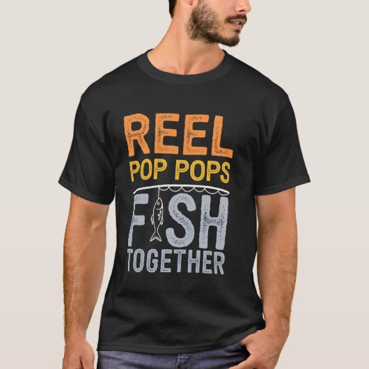 釣りスピナー お魚大集合 面白い 釣り人 グッズ Tシャツ (正面)