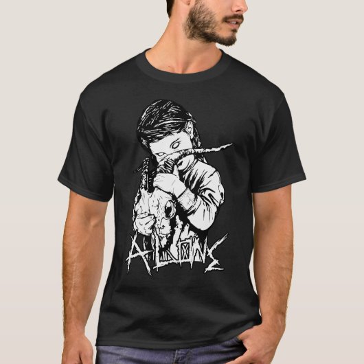 釣りセラピーの名言デザイン Tシャツ (正面)