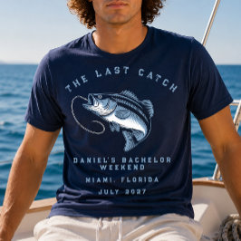釣りテーマの週末旅行 バチェラー・パーティー Tシャツ