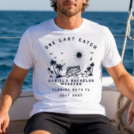 釣りテーマの週末旅行 バチェラー・パーティー Tシャツ
