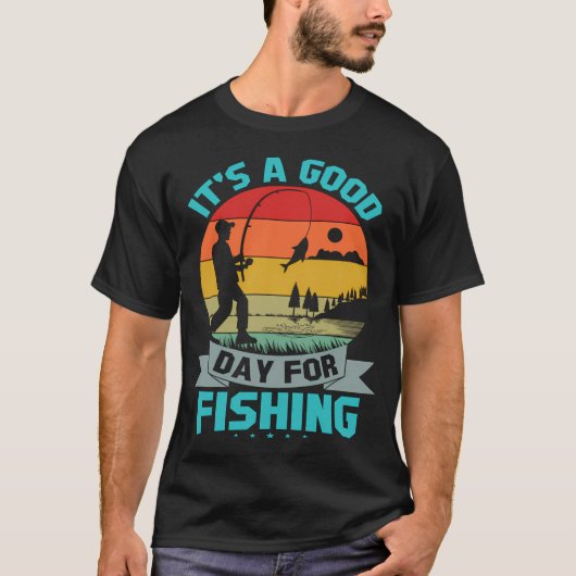 釣りデザインに最適な日 Tシャツ (正面)