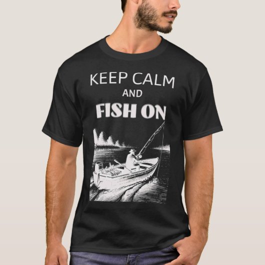 釣りデザイン Tシャツ (正面)