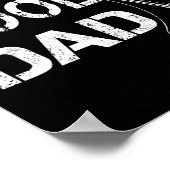 釣りバカおやじ 釣り好きのパパ 父の日ギフトTシャツ ポスター (角)