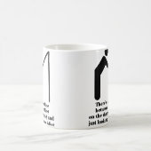 釣りバカを描いた面白いマグカップ ユーモア コーヒーマグカップ (中央)