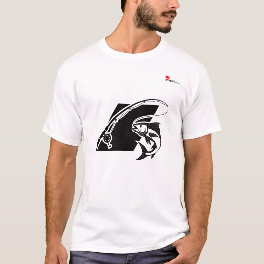 釣りバカ人生 Tシャツ (正面)