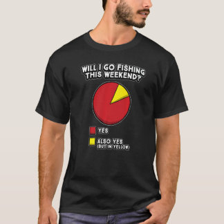 釣りパイチャート おもしろい釣り師ユーモア Tシャツ