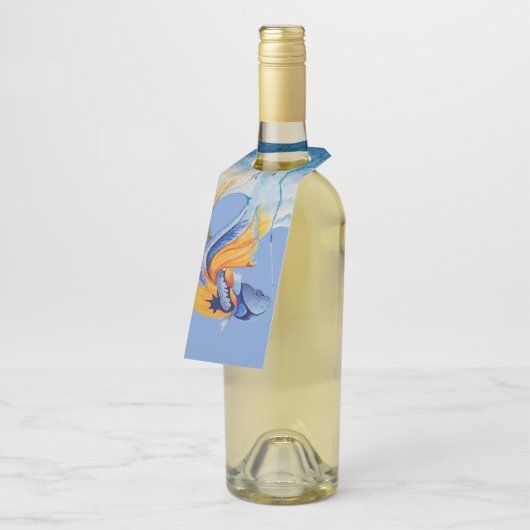 釣りボトルハンガーラベル ボトルネックタグ (アングル)