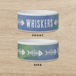 釣りボーンブルーウォーターカラードッグキャットペット ボウル