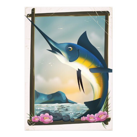釣りポスター フォトプリント            (正面)