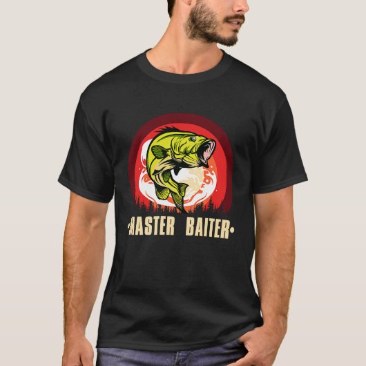 釣りマスターのエサやり Tシャツ (正面)