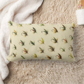 釣りマス釣り釣りフライ水色投げ ランバークッション (ブランケット)