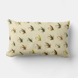 釣りマス釣り釣りフライ水色投げ ランバークッション