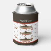 釣りモノグラムの人がイシマスを飛ぶ 缶クーラー (缶裏面)
