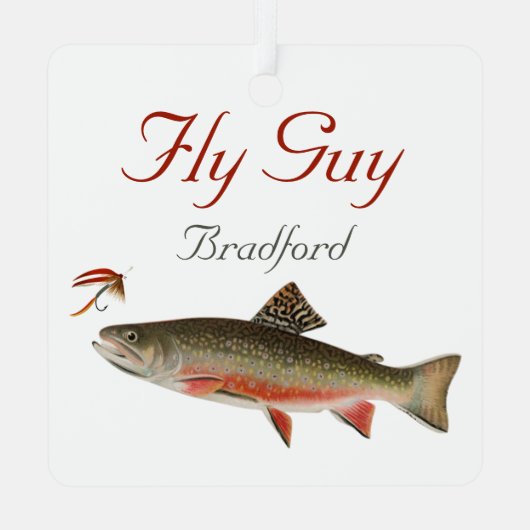 釣りモノグラムの用ルアーメタルコーン メタルオーナメント (裏面)