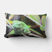 釣り上げカエル ランバークッション (正面)