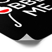 釣り中だからボッバーを近づけるな ポスター (角)