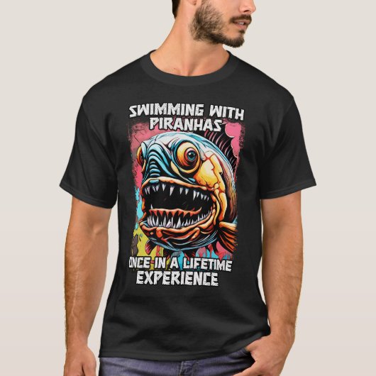 釣り中は邪魔しないで 面白いステッカー Tシャツ (正面)