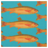 釣り人のためのマスの魚魚釣りパターン ファブリック (クローズアップ)