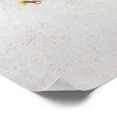 釣り人のフライを追いかけるマス ポスター (角)