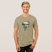 釣り人の世界 | 面白い釣りプレゼント | アウトドア  トライブレンドＴシャツ (正面全面)
