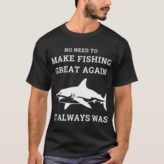 釣り人の名言 Tシャツ (正面)