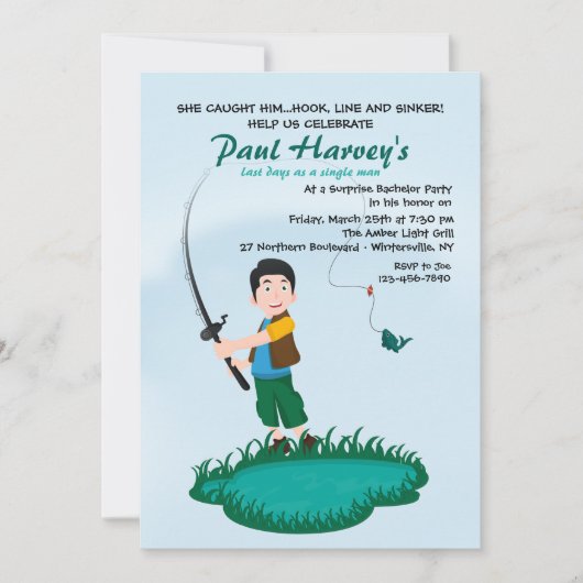 釣り人の招待状 招待状 (正面)