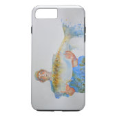 釣り人の水の色絵画の魚釣りギフト彼 Case-Mate iPhoneケース (裏面)