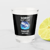 釣り人の漁師のスポーツのための低音の魚釣りの引用文 ショットグラス (正面)