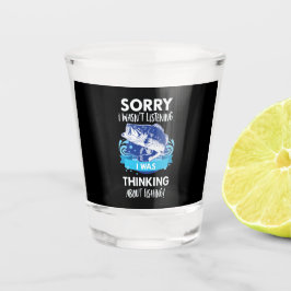 釣り人の漁師のスポーツのための低音の魚釣りの引用文 ショットグラス